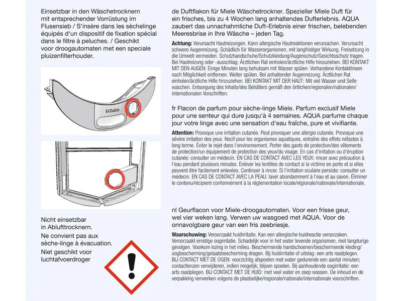 Miele Duftflacon Aqua 1 Stück