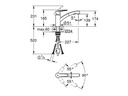 GROHE Küchenarmatur Start 1/2″, Chrom, herausziehbar