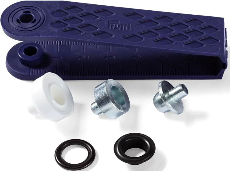 Prym Ösen + Scheiben 8 mm, Braun, 24 Stück