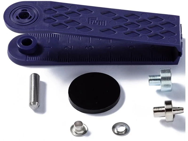 Prym Ösen + Scheiben 4 mm, Silber, 50 Stück