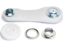 Prym Ösen + Scheiben 11 mm Silber, 15 Stück