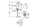 GROHE Lavaboarmatur Start M-Size 1/2, Chrom