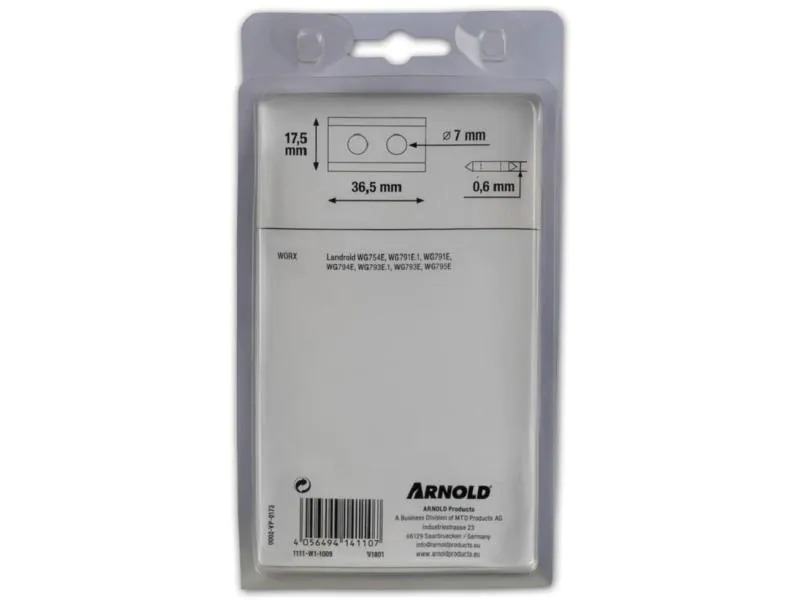 Arnold Ersatzmesser TiN-Cut AR4 Worx Landroid