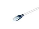 Wirewin Patchkabel Securelock Cat 6A, S/FTP, 0.3 m, Grau