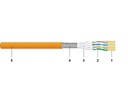 Dätwyler Cables Verlegekabel CU 7702 4P Cat 7A, S/FTP, 500 m, Orange
