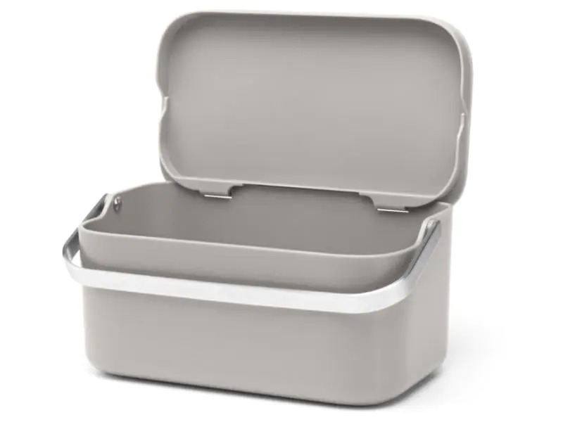 Brabantia Komposteimer Sink side Caddy 1.8 l, Grau
