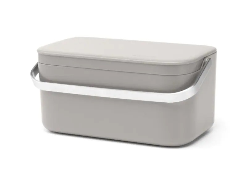 Brabantia Komposteimer Sink side Caddy 1.8 l, Grau