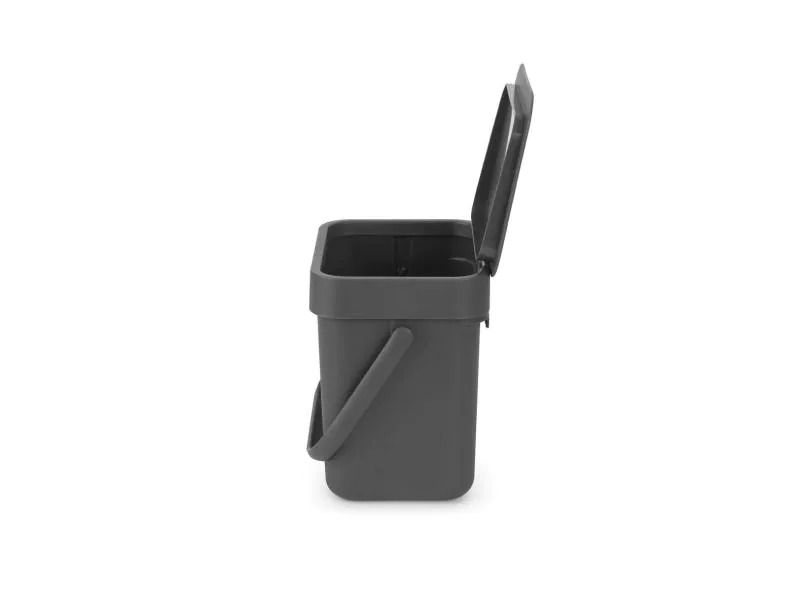Brabantia Komposteimer Sort &amp; Go 3 l, Grau
