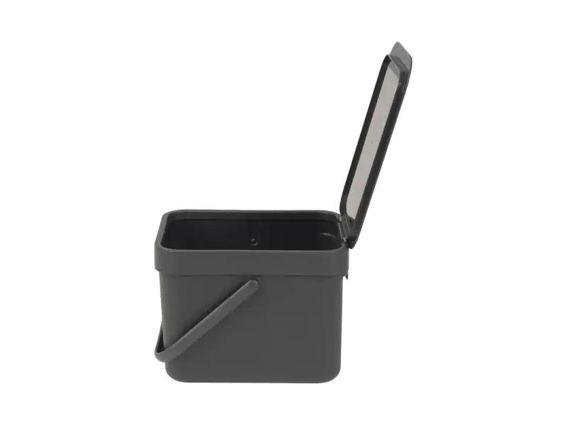 Brabantia Komposteimer Sort &amp; Go 6 l, Grau