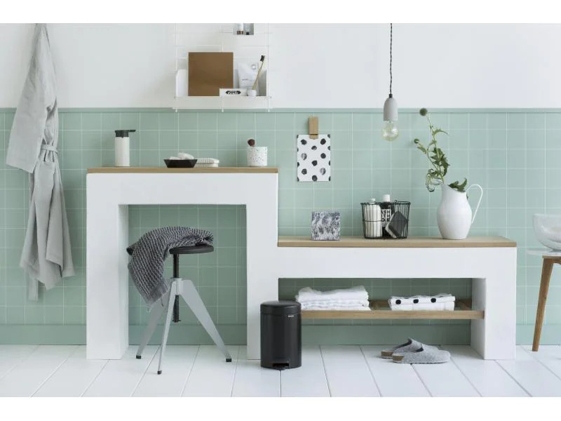 Brabantia Kosmetikeimer NewIcon 3 l, Matt Black