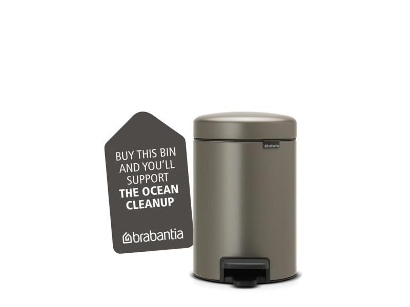 Brabantia Kosmetikeimer NewIcon 3 l, Platinum