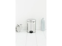 Brabantia Kosmetikeimer NewIcon 5 l, Brilliant Steel