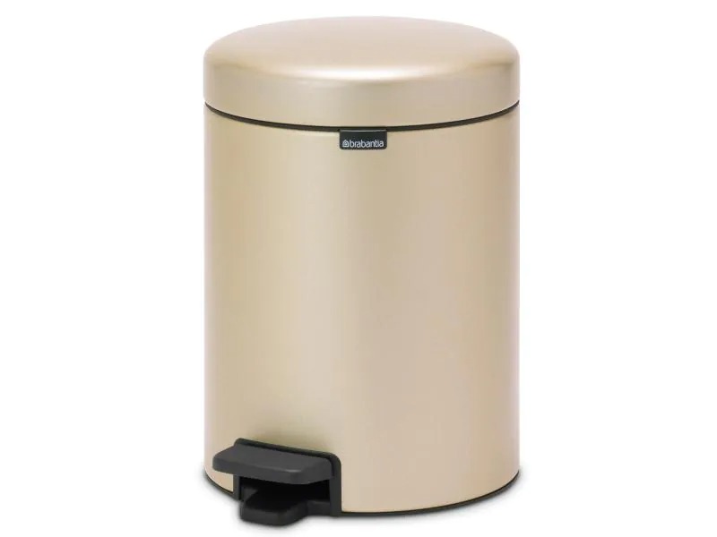 Brabantia Kosmetikeimer NewIcon 5 l, Champagner