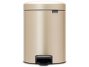 Brabantia Kosmetikeimer NewIcon 5 l, Champagner