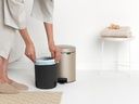 Brabantia Kosmetikeimer NewIcon 5 l, Champagner