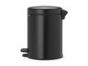 Brabantia Kosmetikeimer NewIcon 5 l, Matt Black