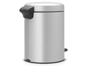 Brabantia Kosmetikeimer NewIcon 5 l, Metallic grey