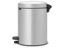 Brabantia Kosmetikeimer NewIcon 5 l, Metallic grey