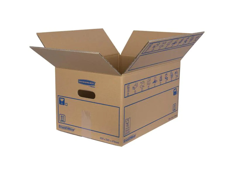 Fellowes Umzugsbox Smoothmove Standard 350 x 350 x 550 mm 10 Stück