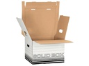 Leitz Archivschachtel Solid Box M Klappdeckel, 10 Stück, Schwarz