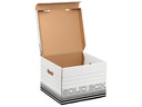 Leitz Archivschachtel Solid Box M Klappdeckel, 10 Stück, Schwarz