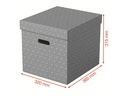 Leitz Aufbewahrungsbox Esselte Home Cube Gross, 3 Stück, Weiss