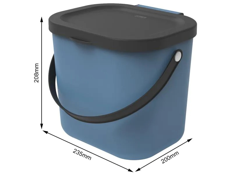 Rotho Recyclingeimer  Albula 6 l, Blau