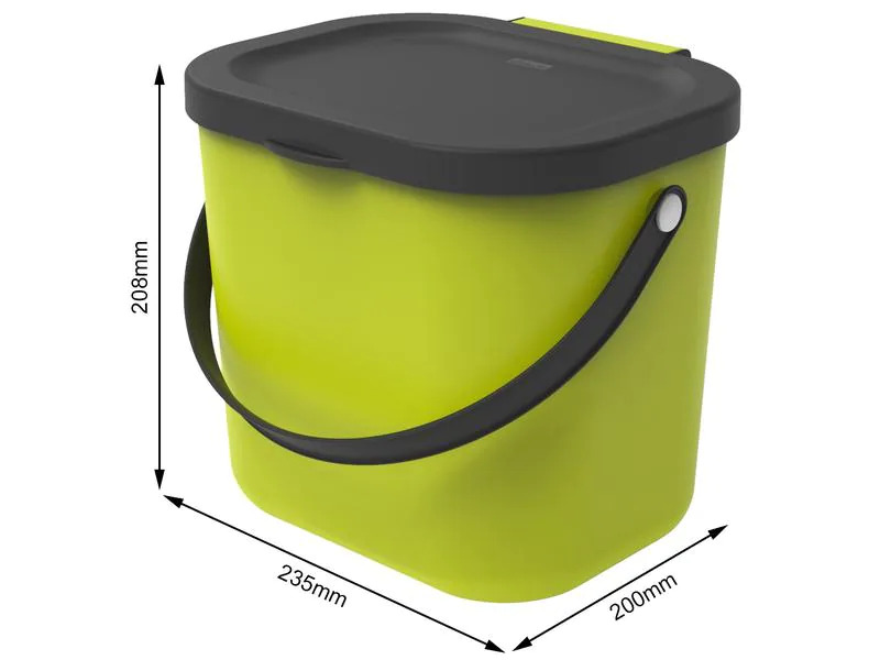 Rotho Recyclingeimer  Albula 6 l, Hellgrün