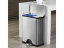 Simplehuman Recyclingeimer  CW1830 46 Liter, Silber
