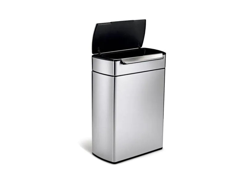 Simplehuman Recyclingeimer  CW2018 48 Liter, Silber