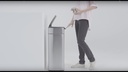Simplehuman Recyclingeimer  CW2018 48 Liter, Silber