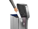 Simplehuman Recyclingeimer  CW2025 58 Liter, Silber