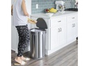 Simplehuman Sensorabfalleimer 45 Liter, Silber