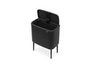 Brabantia Recyclingeimer  Bo Touch Bin  36 l, Schwarz