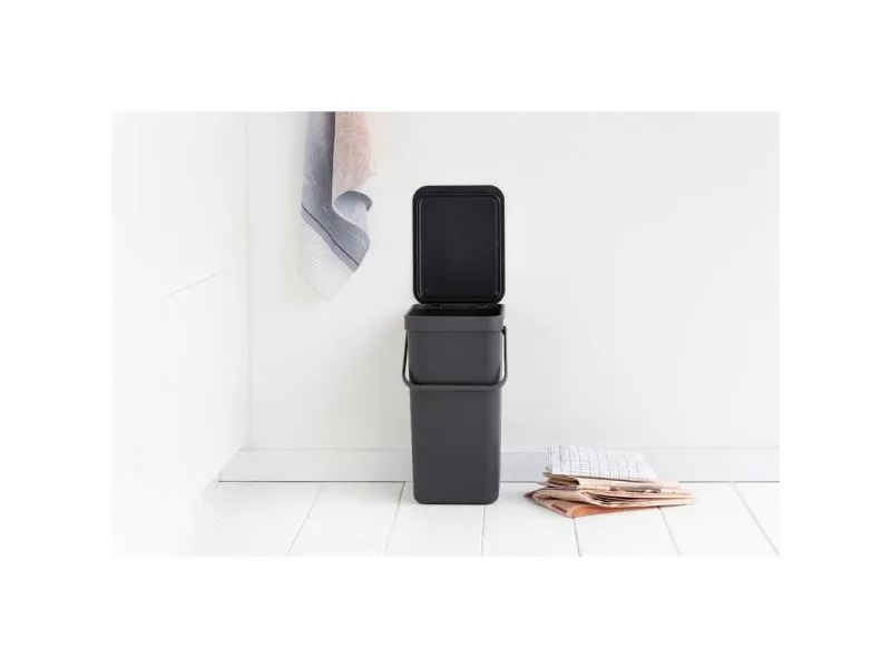Brabantia Recyclingeimer  Sort &amp; Go 16 l, Grau