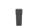 Brabantia Recyclingeimer  Sort &amp; Go 40 l, Grau