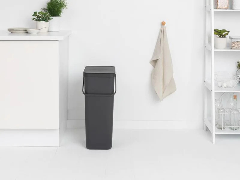 Brabantia Recyclingeimer  Sort &amp; Go 40 l, Grau
