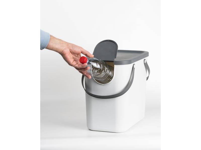 Rotho Recyclingeimer  Albula 25 l, Weiss