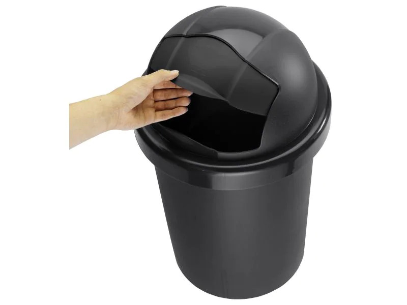 Rotho Swingeimer Roll Bob 30 l, Schwarz