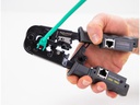 Delock Crimpzange mit Abisolierer und Netzwerktester