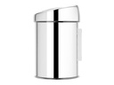 Brabantia Toucheimer Touch Bin 3 l, Brilliant Steel