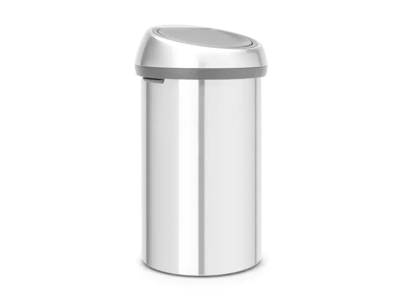 Brabantia Toucheimer Touch Bin Fingerprint proof  60 l, Matt Steel