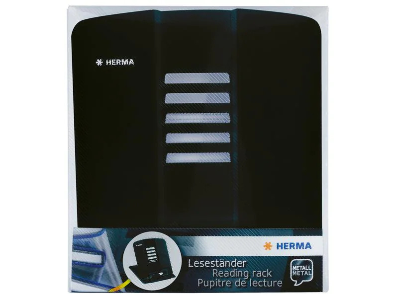 HERMA Dokumentenhalter 19.8 x 19 x 15.7 cm Schwarz