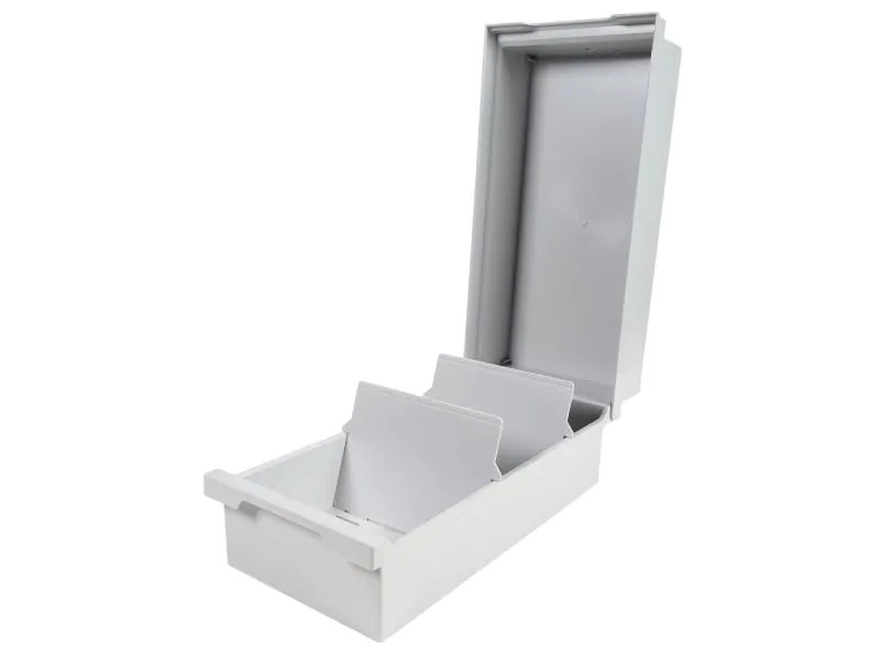 Biella Karteibox A6 1200 Karten, Grau