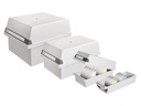 HAN Karteibox A5  Quer, 1300 Karten, Grau