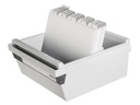 HAN Karteibox A5  Quer, 800 Karten, Grau