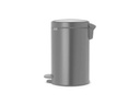 Brabantia Treteimer NewIcon 12 l, Matt Black