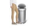 Simplehuman Treteimer CW2030 45 Liter, Silber