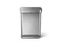 Simplehuman Treteimer CW2023 55 Liter, Silber