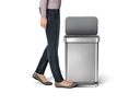 Simplehuman Treteimer CW2023 55 Liter, Silber